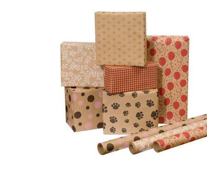 Printed kraft deals paper rolls